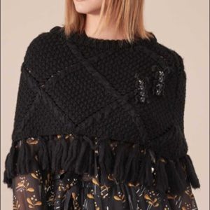 Anne Fontaine Lorel Knit Cape